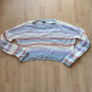 Wild Fable Crop Striped Sweater